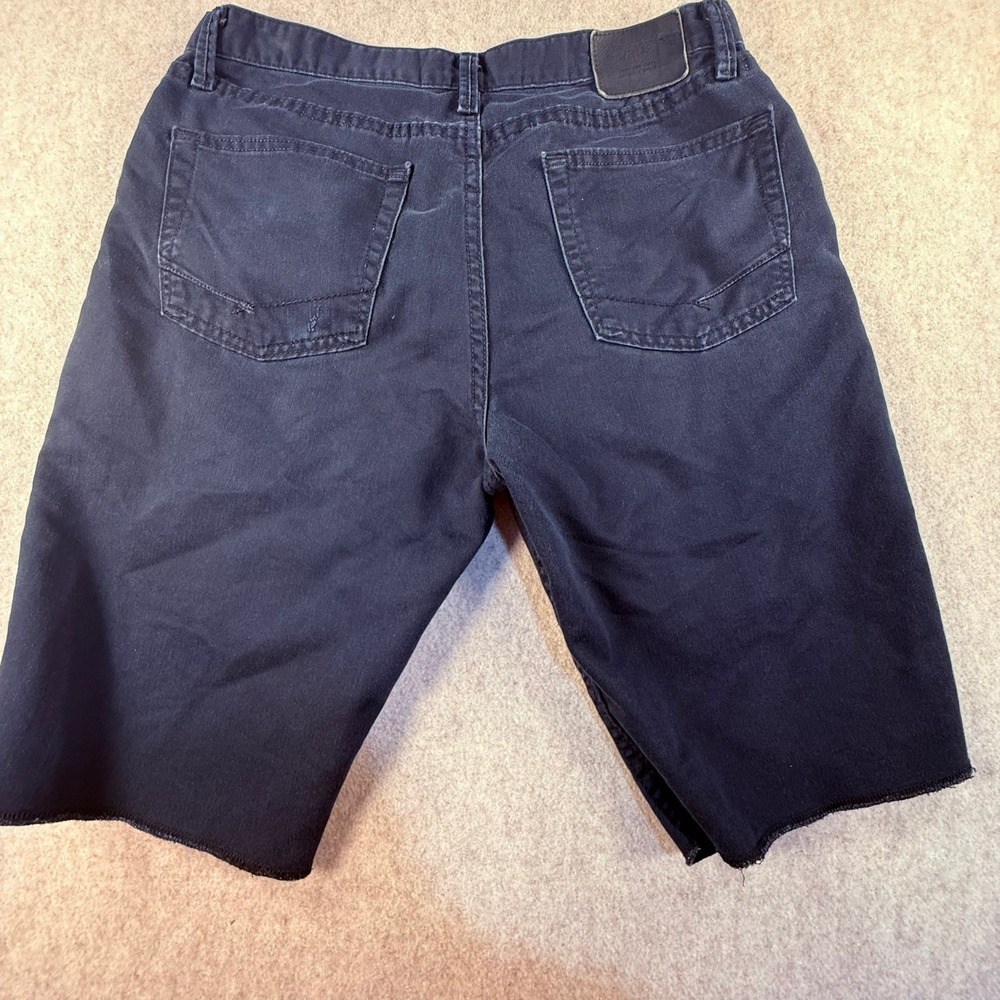 Vans Mens Black Denim Cut Off Shorts Size 34 VN000JYBBLK Skate Casual - Picture 5 of 7